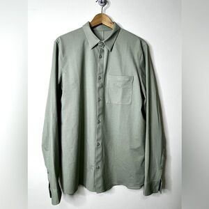 Lululemon - Commission Long Sleeve - Large - Palm Court - Sage Green